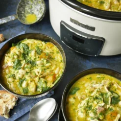 Crockpot Slowcooker - Digitaal - 3.5 Liter - CR060 -Goedkope Keuken Wijs Winkel CSC060Soupoverhead Retouched 5dca888ca549f3.30654960