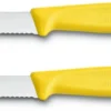 Victorinox Schilmes Swiss Classic - Geel - Gekarteld - 2 Stuks