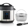 Crockpot Express Slowcooker + Snelkookpan - Uitneembare Binnenpan - 5.6 Liter - CR089 Met Stoommand & Tang)