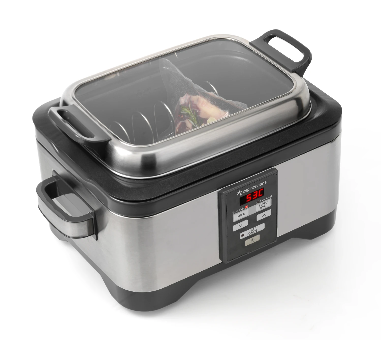 Espressions Sous Vide & Slowcooker Duo - 3 Standen - 5.5 Liter - EP4000 4 Espressions Sous Vide & Slowcooker Duo - 3 Standen - 5.5 Liter - EP4000 - Afbeelding 4