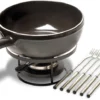 Emile Henry Fondue Set - Fusain