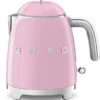 SMEG Waterkoker Mini - 1400 W - Roze - 800 Ml - 3 Kops - KLF05PKEU