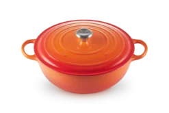 Le Creuset Braadpan Signature - Marmite - Oranjerood - ø 32 Cm / 7 Liter -Goedkope Keuken Wijs Winkel LC 20200117 HL PS FS 21114320900430 002
