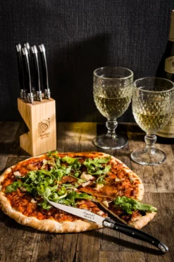 Laguiole Style De Vie Steakmessen Premium Line Zwart 6 Stuks -Goedkope Keuken Wijs Winkel Laguiole Premium Line steakmessen 18 mm sf Gr 5