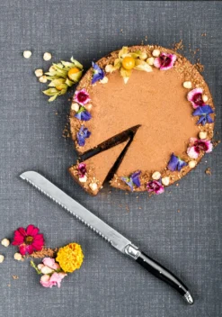 Laguiole Style De Vie Broodmes Zwart Met Stokbroodplank -Goedkope Keuken Wijs Winkel Laguiole broodmes met stokbroodplank zwart sf gr 1