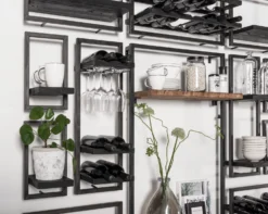 D-Bodhi Wijnrek Winemate - Black- 8 Flessen -Goedkope Keuken Wijs Winkel Large Shelfmate Black sf10 DTP 43 2 scaled