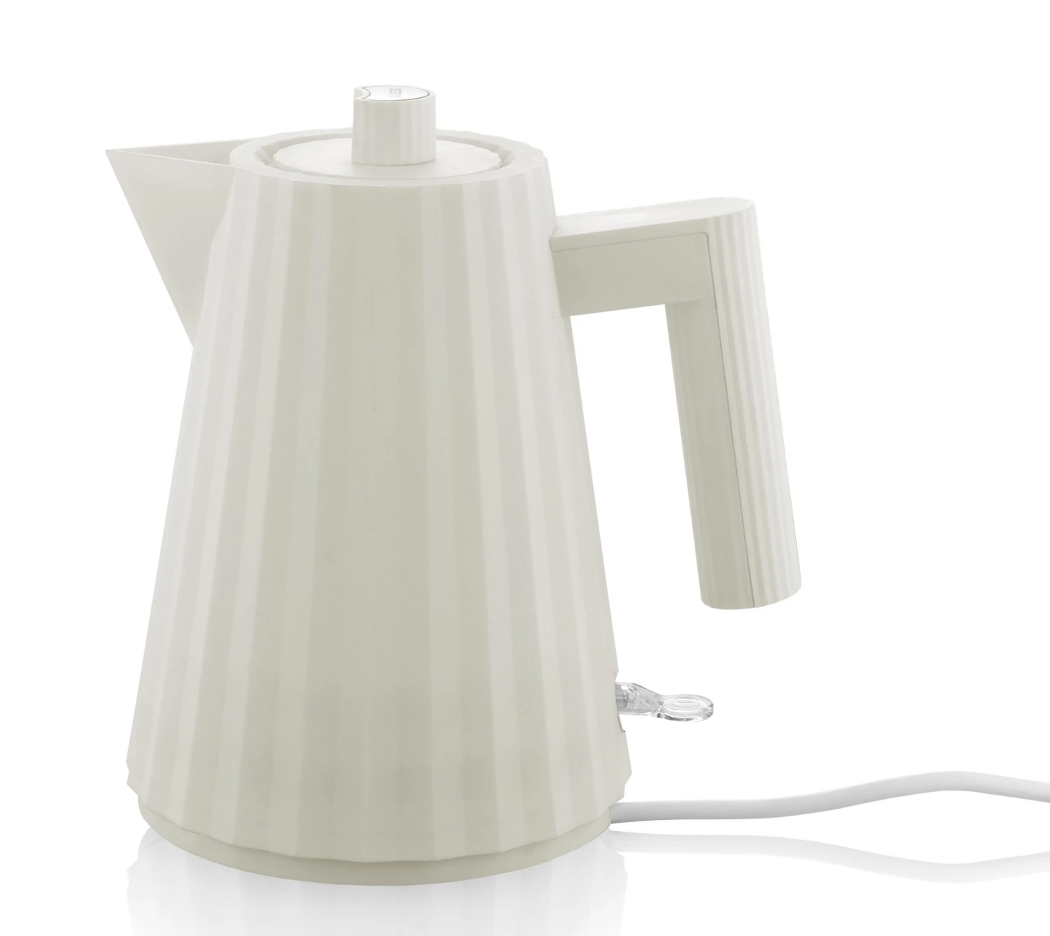 Alessi Waterkoker Plissé - Droogkookbeveiliging - Wit - Michele De Lucchi - 1 Liter - MDL06/1 W 3 Alessi Waterkoker Plissé - Droogkookbeveiliging - Wit - Michele De Lucchi - 1 Liter - MDL06/1 W - Afbeelding 3