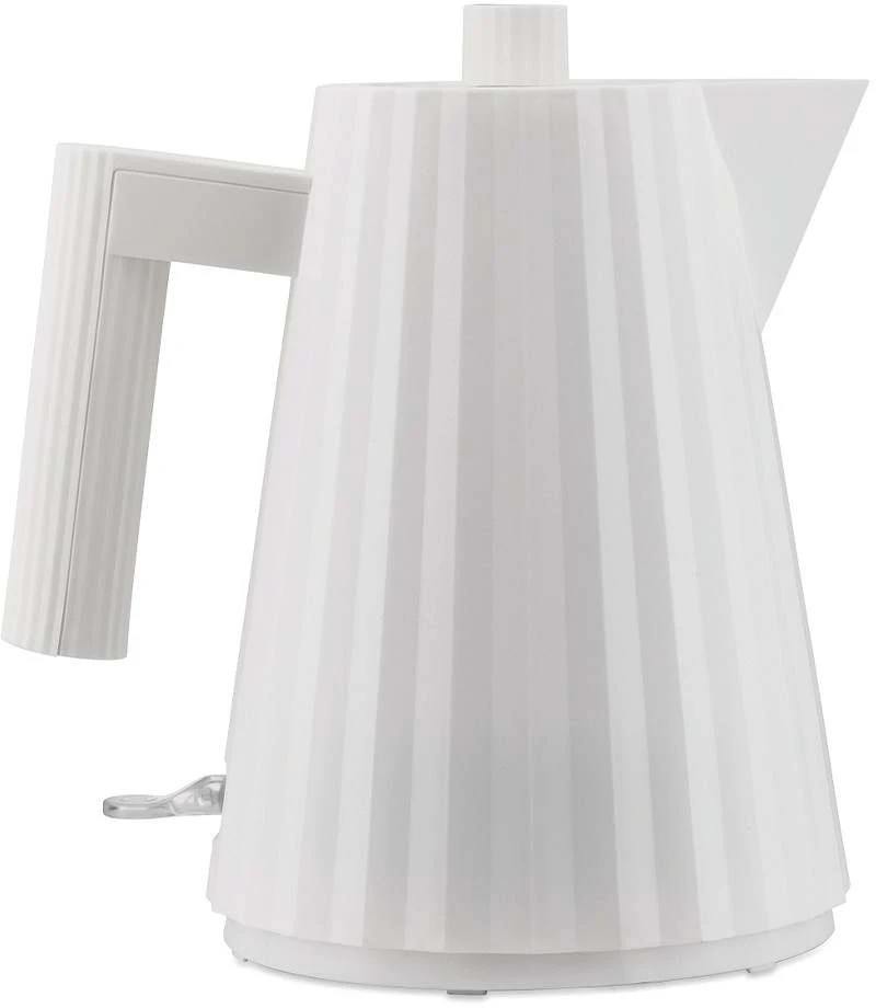 Alessi Waterkoker Plissé - Droogkookbeveiliging - Wit - Michele De Lucchi - 1 Liter - MDL06/1 W 1 Alessi Waterkoker Plissé - Droogkookbeveiliging - Wit - Michele De Lucchi - 1 Liter - MDL06/1 W
