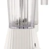 Alessi Blender Plissé - 5 Snelheden + Turbostand - Wit - Michele De Lucchi - 1.5 Liter - MDL09 W