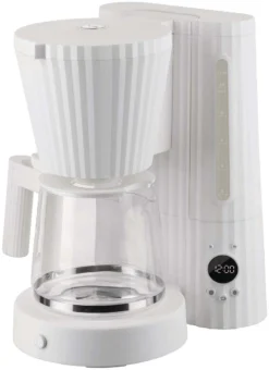 Alessi Filter-koffiezetapparaat Plissé - 1.5 Liter - Wit - Michele De Lucchi - MDL14 W