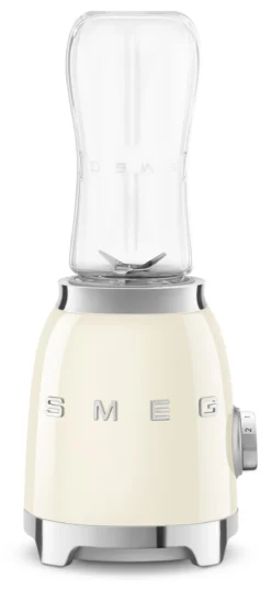SMEG Smoothie Blender - Compact - Creme - 600 Ml - PBF01CREU