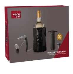 Vacu Vin Wijnset Original - Zwart - 5 Delige Set 7 Vacu Vin Wijnset Original - Zwart - 5 Delige Set -Goedkope Keuken Wijs Winkel Packshot Wine Set Original V2