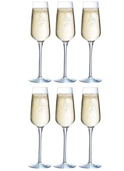 Chef & Sommelier Champagneglazen Sublym Flute - 210 Ml - 6 Stuks
