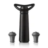 Vacu Vin Wijnpomp Met 2 Wijnstoppers - Wine Saver Concerto - Zwart