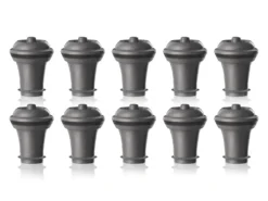 Vacu Vin Wijnstopper Vacuum Wine Stopper - Grijs - 10 Stuks