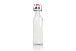 Rebottled Beugelfles / Weckfles - Transparant - 375 Ml - Gemaakt Van Gerecyclede Wijnflessen