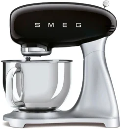SMEG Keukenmachine - 800 W - Zwart - 4.8 Liter - SMF02BLEU
