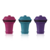 Vacu Vin Wijnstopper Vacuum Wine Stopper - Gekleurd - 3 Stuks