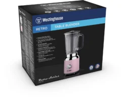 Westinghouse Blender Retro Collections - Roze - 1.5 Liter - WKBE221WH 5 Westinghouse Blender Retro Collections - Roze - 1.5 Liter - WKBE221WH -Goedkope Keuken Wijs Winkel WKBE221PK 3D Box