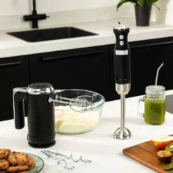 Westinghouse Staafmixer Retro Collections - 600 W - Liquorice Black - WKHBS270BK -Goedkope Keuken Wijs Winkel WKHBS270BK Retro Hand Blender 5