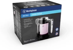 Westinghouse Handmixer Retro Collections - 6 Standen - Roze - WKHM250PK -Goedkope Keuken Wijs Winkel WKHM250PK