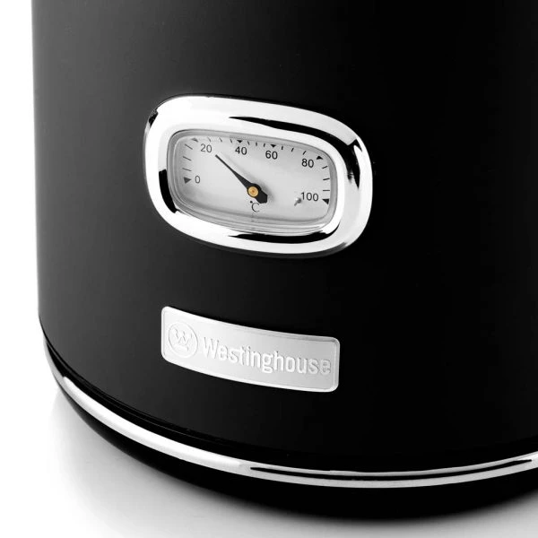 Westinghouse Waterkoker Retro Collections - 2200 W - Liquorice Black - 1.7 Liter - WKWKH148BK 4 Westinghouse Waterkoker Retro Collections - 2200 W - Liquorice Black - 1.7 Liter - WKWKH148BK - Afbeelding 4