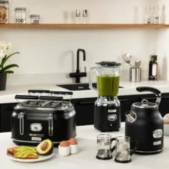 Westinghouse Waterkoker Retro Collections - 2200 W - Liquorice Black - 1.7 Liter - WKWKH148BK 13 Westinghouse Waterkoker Retro Collections - 2200 W - Liquorice Black - 1.7 Liter - WKWKH148BK -Goedkope Keuken Wijs Winkel WKWK148BK Retro Kettle 5