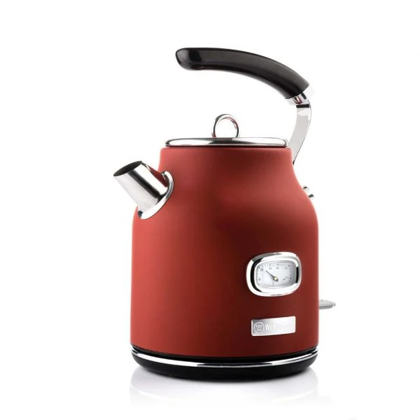 Westinghouse Waterkoker Retro Collections - 2200 W - Cranberry Red - 1.7 Liter - WKWKH148RD 5 Westinghouse Waterkoker Retro Collections - 2200 W - Cranberry Red - 1.7 Liter - WKWKH148RD - Afbeelding 5