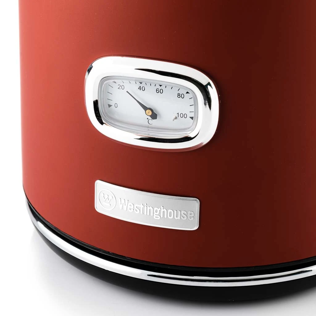 Westinghouse Waterkoker Retro Collections - 2200 W - Cranberry Red - 1.7 Liter - WKWKH148RD 4 Westinghouse Waterkoker Retro Collections - 2200 W - Cranberry Red - 1.7 Liter - WKWKH148RD - Afbeelding 4