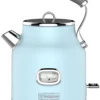 Westinghouse Waterkoker Retro Collections - 2200 W - Blauw - 1.7 Liter - WKWKH148BU
