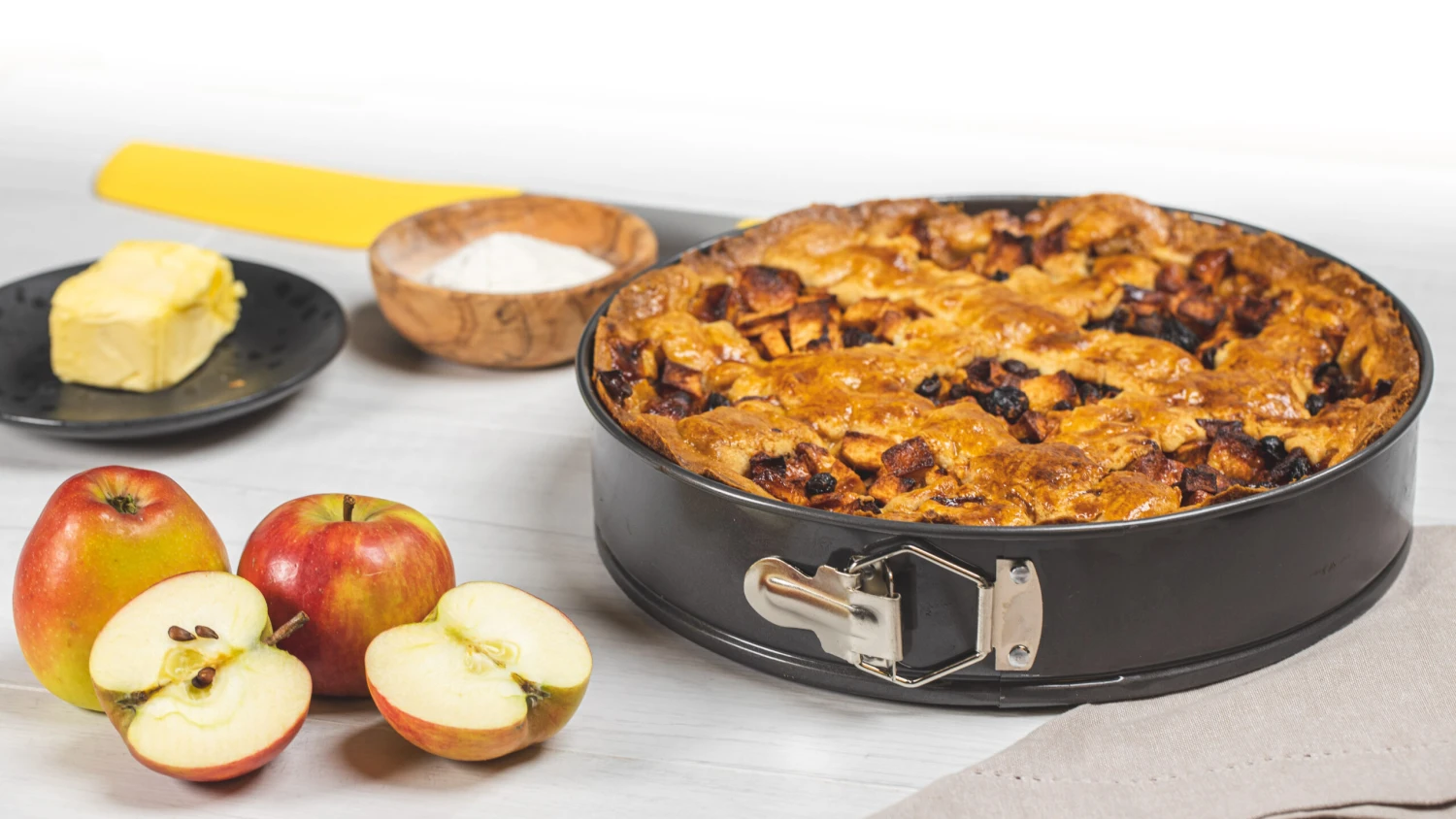 Sareva Springvorm / Bakvorm Set - ø 24/26/28 Cm + Bakmat En Ovenhandschoen 5 Sareva Springvorm / Bakvorm Set - ø 24/26/28 Cm + Bakmat En Ovenhandschoen - Afbeelding 5