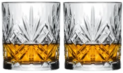 Cookinglife Whiskey Glazen / Cocktailglazen / Waterglazen Moy - 340 Ml - 2 Stuks -Goedkope Keuken Wijs Winkel cookinglife moy glaswerk