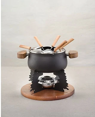 Cosy & Trendy Fondueset - 6 Personen - Zwart - 2 Liter 2 Cosy & Trendy Fondueset - 6 Personen - Zwart - 2 Liter - Afbeelding 2
