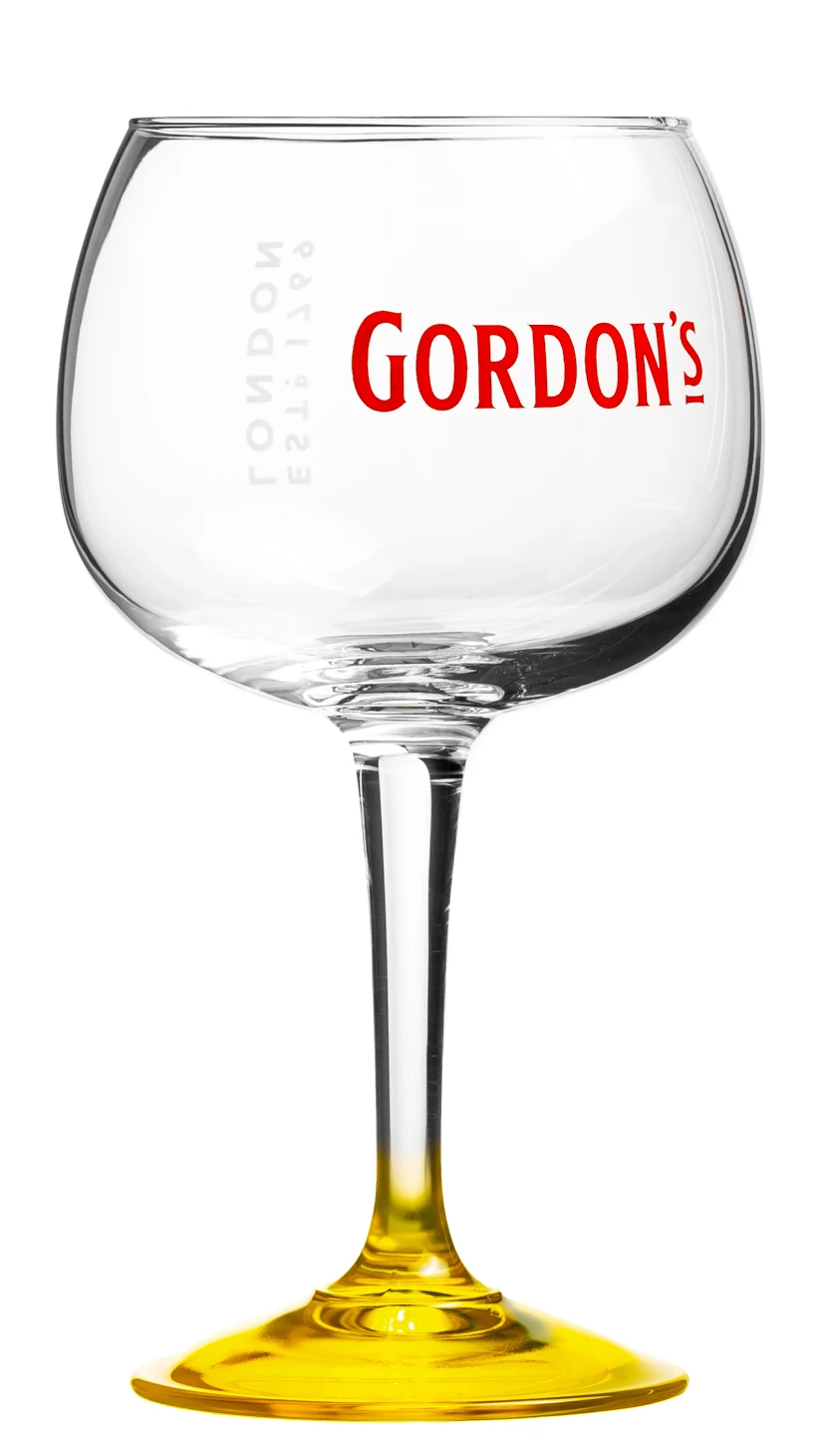 Gordon's Gin Tonic Glazen - Lemon - 6 Stuks 2 Gordon's Gin Tonic Glazen - Lemon - 6 Stuks - Afbeelding 2