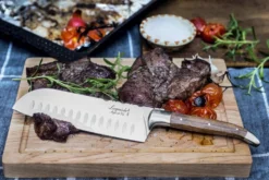 Laguiole Style De Vie Santokumes Olijfhout Met Snijplank -Goedkope Keuken Wijs Winkel gr20sf20Laguiole20santuko20olijf203