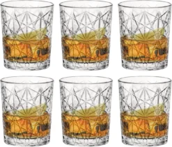 Bormioli Rocco Whiskey Glazen Lounge - 390 Ml - 6 Stuks