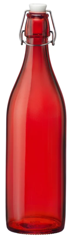 Bormioli Rocco Beugelfles / Weckfles Giara - Rood - 1 Liter