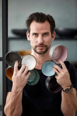 Bitz Dipschaaltje Gastro Grijs/lichtroze - ø 10 Cm / 200 Ml -Goedkope Keuken Wijs Winkel media 34