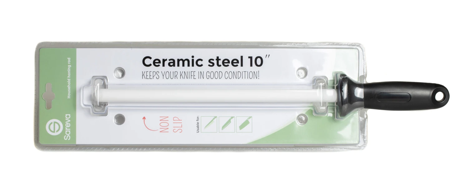 Sareva Keramische Aanzetstaal - 25 Cm 2 Sareva Keramische Aanzetstaal - 25 Cm - Afbeelding 2