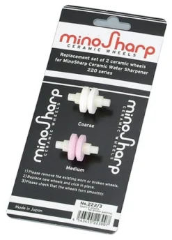 Minosharp Reserve Wieltjes Voor Minosharp Waterslijper 0220 - 2 Stuks 7 Minosharp Reserve Wieltjes Voor Minosharp Waterslijper 0220 - 2 Stuks -Goedkope Keuken Wijs Winkel minosharp slijpset verpakking 220