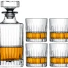 Cookinglife Whiskey Set (karaf & Whiskeyglazen) Moville - 5 Delige Set