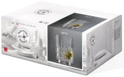 Bormioli Rocco Whiskey Glazen Este - 390 Ml - 6 Stuks -Goedkope Keuken Wijs Winkel p002101