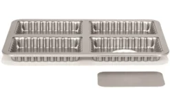 Patisse Mini Quichevorm Silver Top Losse Bodem - 4 Stuks