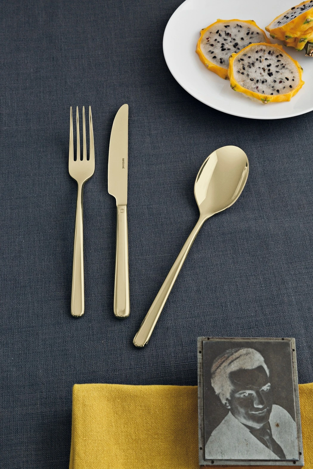 Sambonet Bestekset Linear - Champagne - 24 Delig / 6 Personen 3 Sambonet Bestekset Linear - Champagne - 24 Delig / 6 Personen - Afbeelding 3