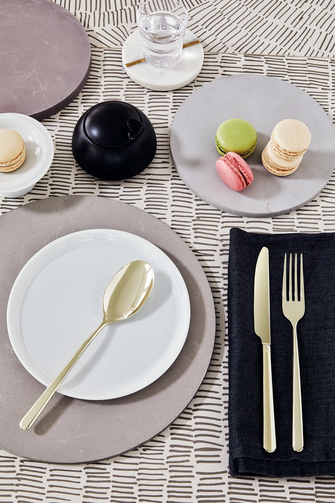 Sambonet Bestekset Linear - Champagne - 24 Delig / 6 Personen 2 Sambonet Bestekset Linear - Champagne - 24 Delig / 6 Personen - Afbeelding 2