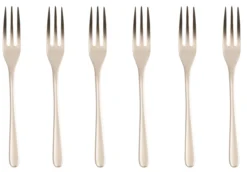 Sambonet Gebaksvorkjes Taste Antique Champagne 6 Stuks