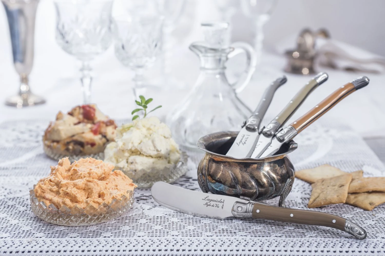 Laguiole Style De Vie Botermessen Treasure 4 Stuks 4 Laguiole Style De Vie Botermessen Treasure 4 Stuks - Afbeelding 4