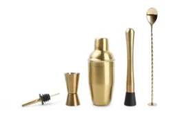 Salt & Pepper Cocktailset Bar - Goud - 7 Delige Set