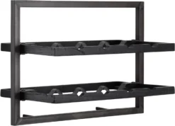 D-Bodhi Wijnrek Winemate - Black- 8 Flessen