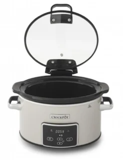 Crockpot Slowcooker - Digitaal - 3.5 Liter - CR060 -Goedkope Keuken Wijs Winkel slowcooker beige 2